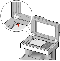 loading the scanner glass