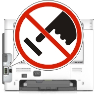 Location of the fax port